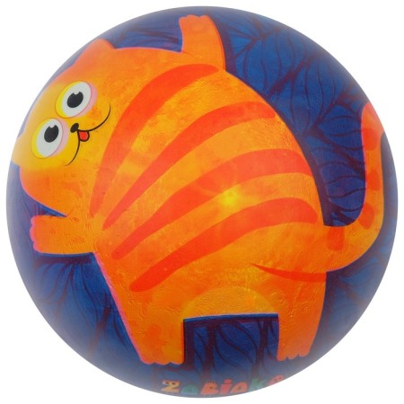 Children's ball zabiaka "cat", d = 22 cm, 60 g-5