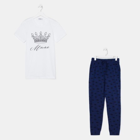 Women's pajamas (T -shirt and trousers) KAFTAN "CROWN" p. 40-42-1