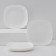 A set of dessert plates Luminarc Lotusia, d = 20.5 cm, glass ceramic, 6 pcs, white color