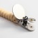 Holder for the nipple - dummy "rings", silicone, beige color