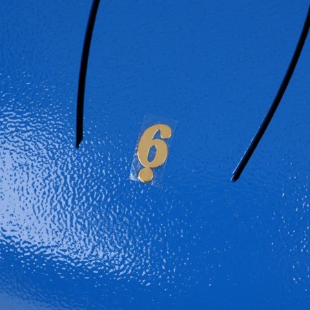 Musical instrument glucophone, blue, 13 petals, 30 cm-3