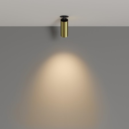Technical C053CL-L12W3K-W-BS, LED, 12W, 5.2x5.2x15.8 cm, 950lm, brass color, brass color-3