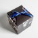 Gift folding box, packaging, "gentleman", 12 x 12 x 12 cm