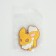 Key keychain, rubber, anime "Milash", 6 x 4.9 cm