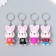 Trick Rubber "Bunny in the jumpsuit" MIX 3x1.7x6 cm