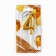 A candle for a cake, a number, shiny "4", gold, 4 x 10 cm.