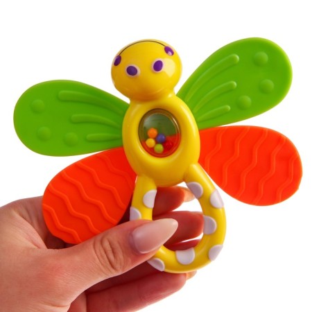 The rattle "Butterfly", with elastic elements, Baby I