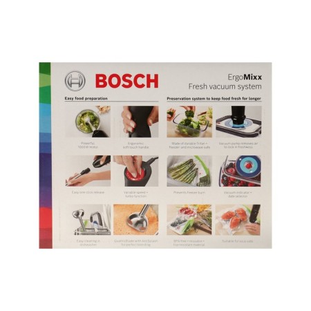 BOSCH BOSCH MS6CB61V1, submersible, 1000 watts, 0.6 l, 12 speeds, black-11