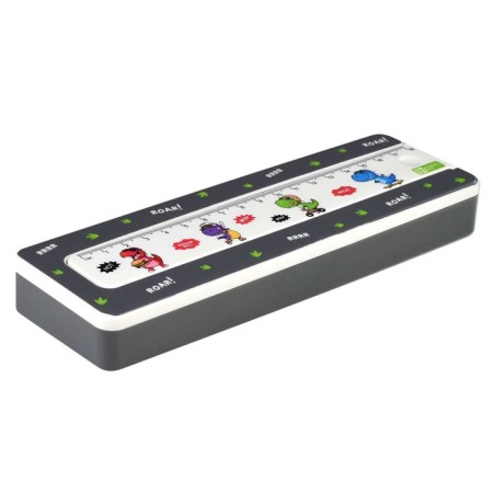 Penal case with a ruler, 64 x 210 x 25 mm, plastic, "bright everyday life"-2