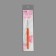 Knitting hook, with silicone handle, d = 1.5 mm, 13 cm, blue color