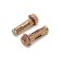 Tundra anchor bolt, with a nut, galvanized, 10x40 mm, 120 pcs