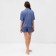 Female pajamas (shirt and shorts) KAFTAN "strip" R.48-50, blue