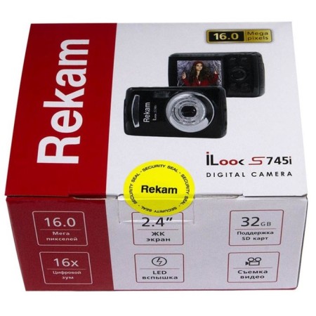 Rekam Ilook S745i Black 16MPIX 2.4 camera 1080 SD/MMC CMOS/AAA-8