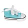 Doll sneakers, sole length 7.5 cm, blue color