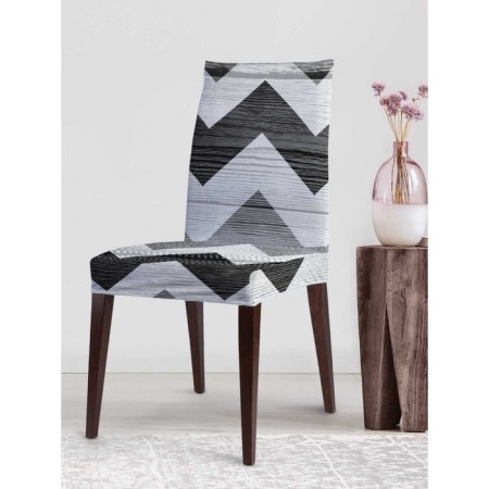 Czech for a chair "Buddy Zigzag", decorative, velor
