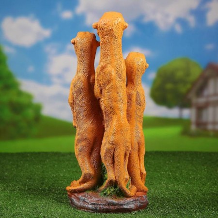 Garden Figure "Tour of the Four" 16x22x49cm-2