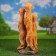 Garden Figure "Tour of the Four" 16x22x49cm