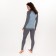 Women's thermal underwear (longshit, leggings) color gray-blue, size 50