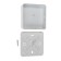 Dressing box for the cable channel Ural Pak, 75x75x20, IP 40, White, KR-513190075-080