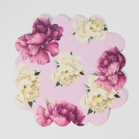 Cookie box, confectionery packaging with PVC lid, “you with love”, 13 x 13 x 3 cm-5