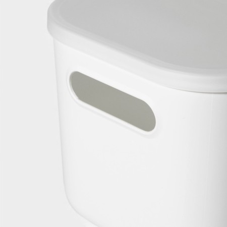 Storage container with lid LADOM "Lightness", 25.7 × 18 × 16 cm, white color-6