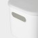 Storage container with lid LADOM "Lightness", 25.7 × 18 × 16 cm, white color