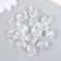 Beads for creativity plastic "Ice" set 20 grams. 1.1x1.1x1.7 cm