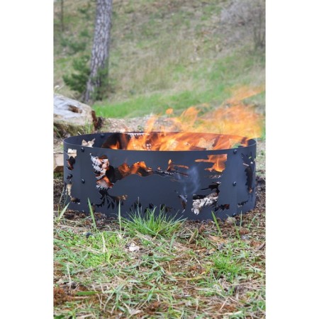 The collapsible “taiga” ring for a fire, 60 x 20 cm, metal thickness 1.5 mm-1