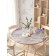 Tables on the table “Blossoming Lilac, round, oxford, elastic band, size 140x140 cm, diameter 105-120 cm