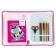 Plastic folder with A4 handles, on lightning, Minnie Mouse and unicorn
