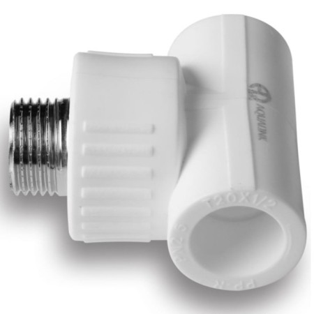 Combined Aqualink, polypropylene tee, d = 20 mm x 1/2 ", external thread-4