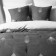 Cover with pillowcases "Alice", size 160x220 cm, dark gray color