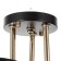 Roni chandelier 3he27 40w Black 58x58x23cm Bayerlux