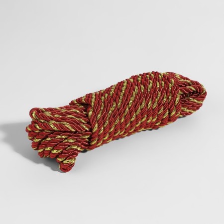 Cord twisted, d = 5 mm, 9 ± 1 m, burgundy color-2