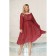 Women's dress, size 52, red color