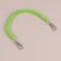 Handle for bag, beads, d = 10 mm, 30 cm, green color