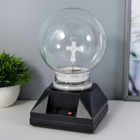 Plasma ball musical "Annikit" LED Black 12x12x21 cm Risalux-1