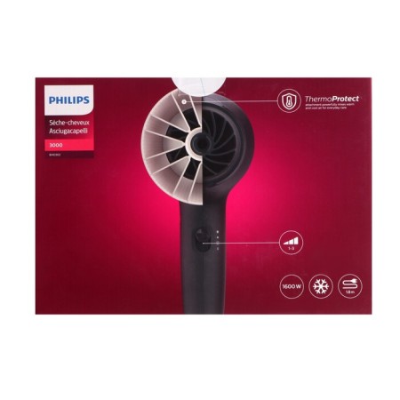 PHILIPS BHD302/00, 1600 W, 3 speeds, 3 pace. regime, 1 nozzle, holler. air, cord 1.8m-7