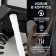 The shower system Zein Z3897, upper and vaporing watering can, PVC hose, temperature screen, black