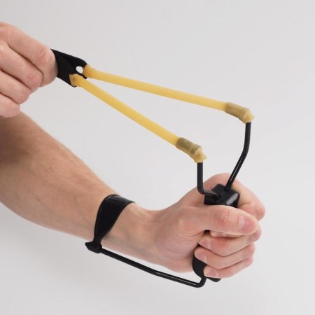 Slingshot, handle with emphasis and subpalz recesses