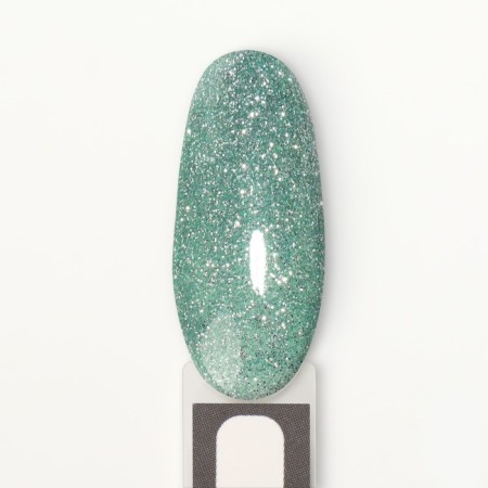 Gel nail polish, “shining Star”, reflective, 3 phase, 8ml, led/uv, turquoise color (009)-8