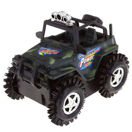 Jeep-transplant "All-terrain vehicle", works from batteries, color mix-4