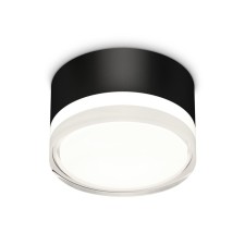 Ambrella Light Acrylic lamp, XS8102023, GX53 LED 12 W, black sand, white matte, transparent