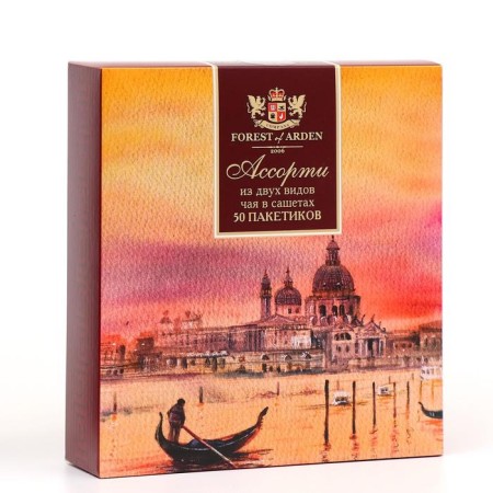 Black tea "Arden forest" with blackcurrant and mountain crystal, mix, 100 g-3