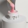 Gel-plastilin for decorating nails, "kombi", 3 phase, 15ml, led/uv, pink color (003)