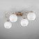 Alba chandelier, 4x40W E27, bronze color