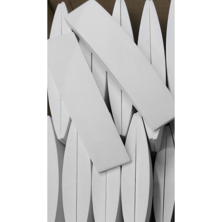 Gypsum tile "Paris", 0.40 sq.m, white color-3