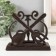 Souvenir of cast iron stand "Spoon and fork" 13.2x6.4x11.5 cm