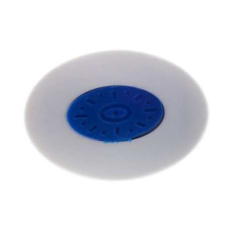 Eraser Devente Core, synthetics 43 x 31 x 9mm, oval, plastic holder, white (barcode on each eraser)-2