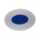 Eraser Devente Core, synthetics 43 x 31 x 9mm, oval, plastic holder, white (barcode on each eraser)